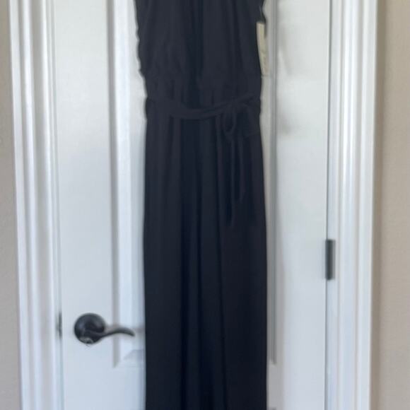 NWT Eliza J Womens Sleeveless Mock Neck Halter Jumpsuit Size 2 - Picture 5 of 12